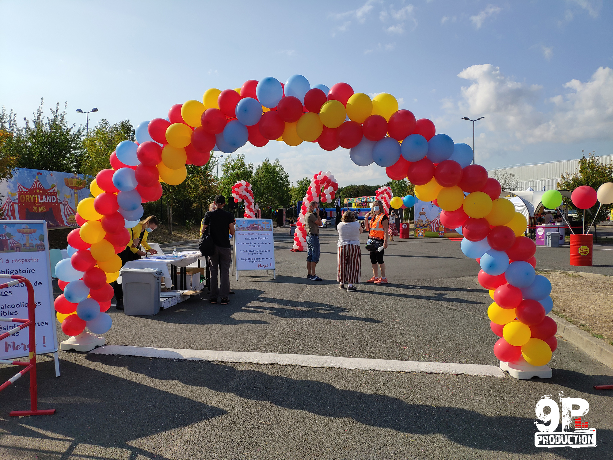 Location Arche plastique ballons - Design'R Evénement Dunkerque