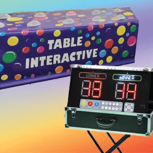 table de jeu interactive