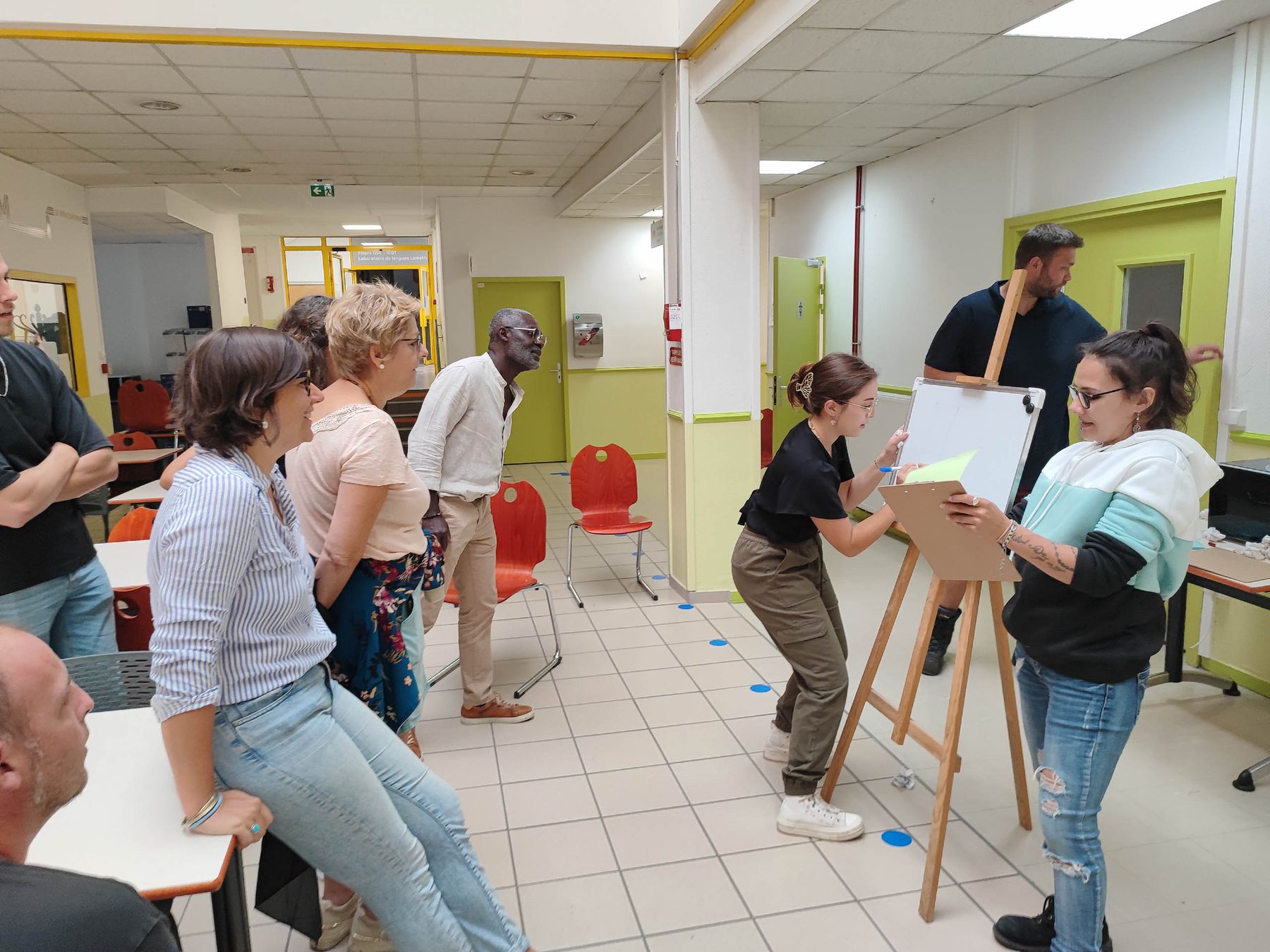 Participants en atelier