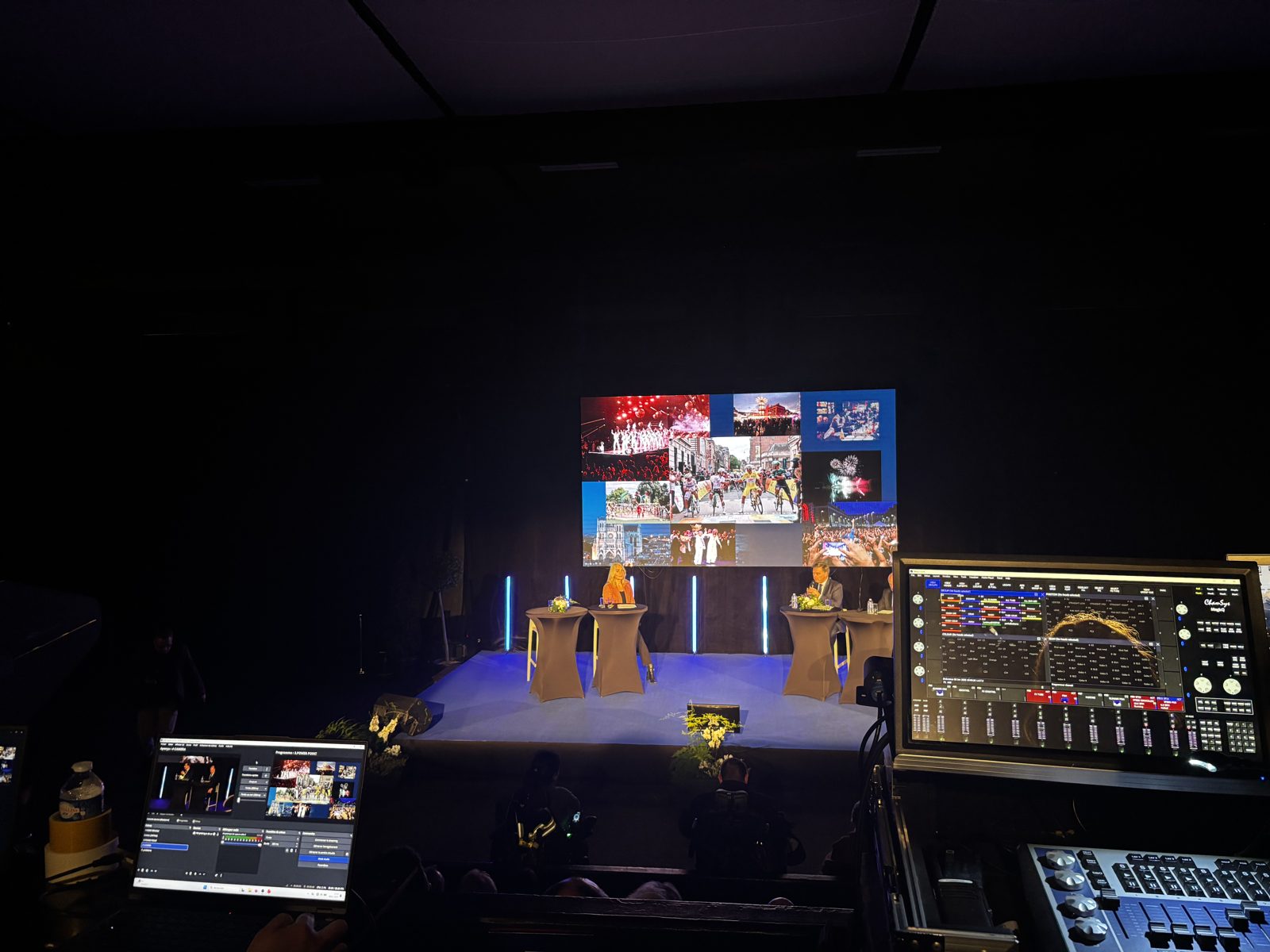 Régie son, lumière et vidéo