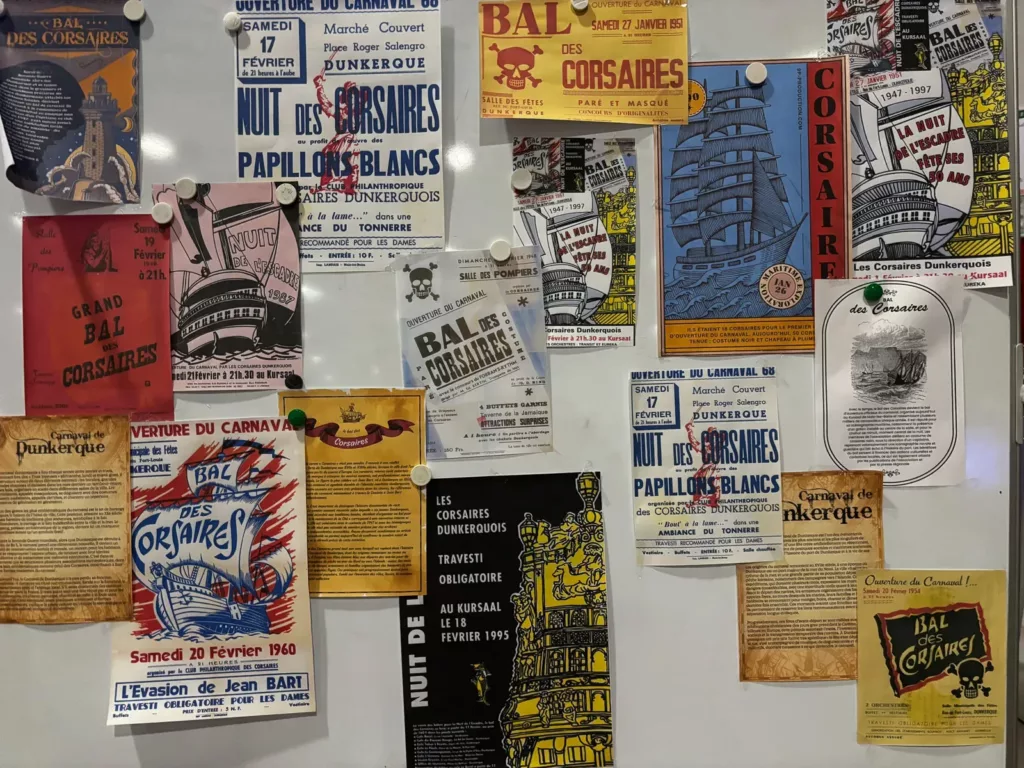 Affiches des bals du carnaval